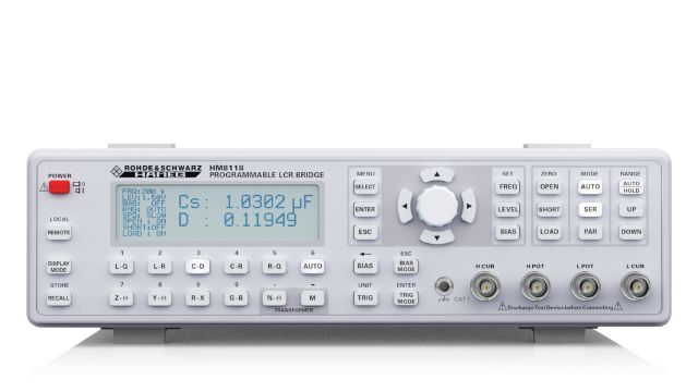 HM8118 - Rhode & Schwarz Programable LCR Bridge/Meter